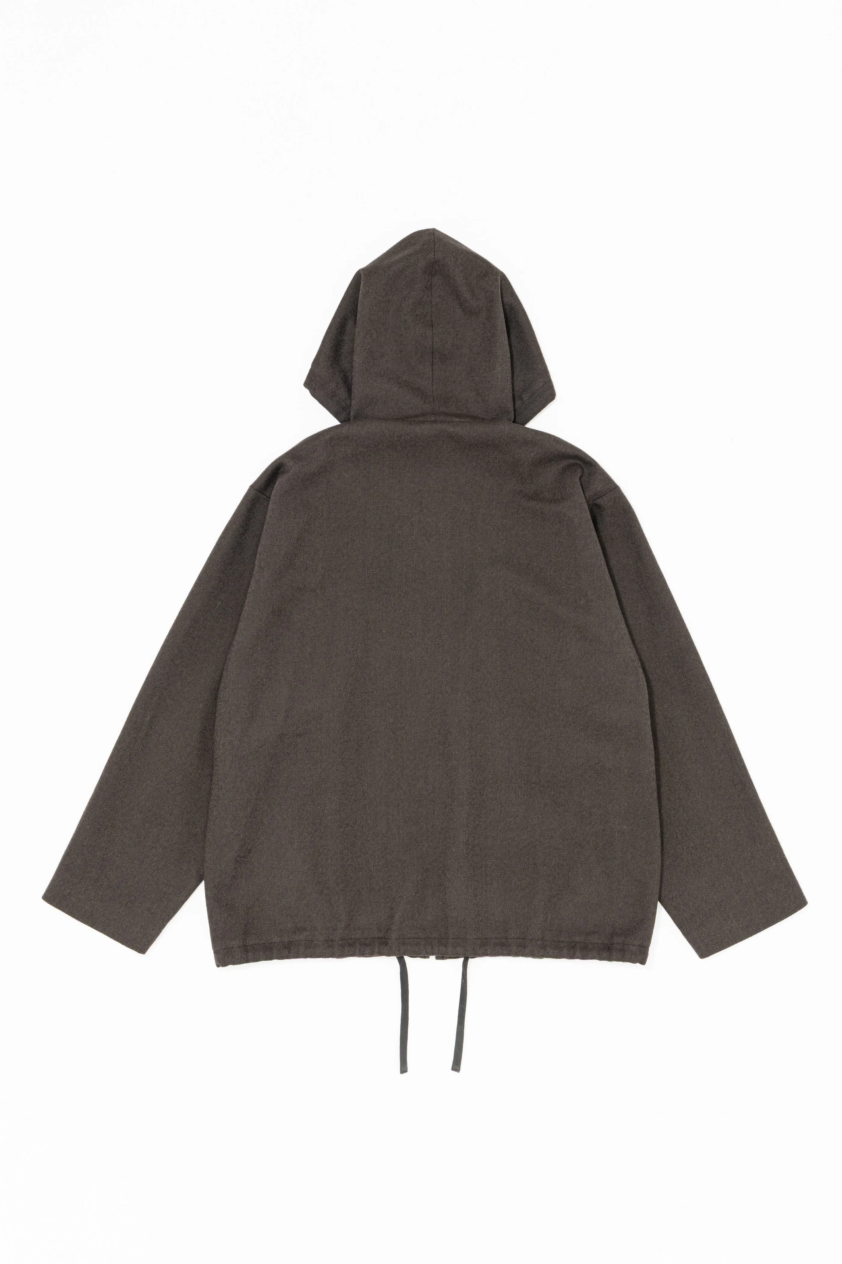COTTON WOOL HEMP FLANNEL HOODIE JACKET sold by Yoko Sakamoto product image thumbnail 3