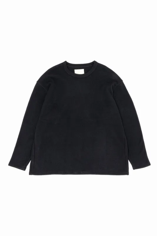 WOOL FLEECE CREW NECK PULLOVER made by Yoko Sakamoto