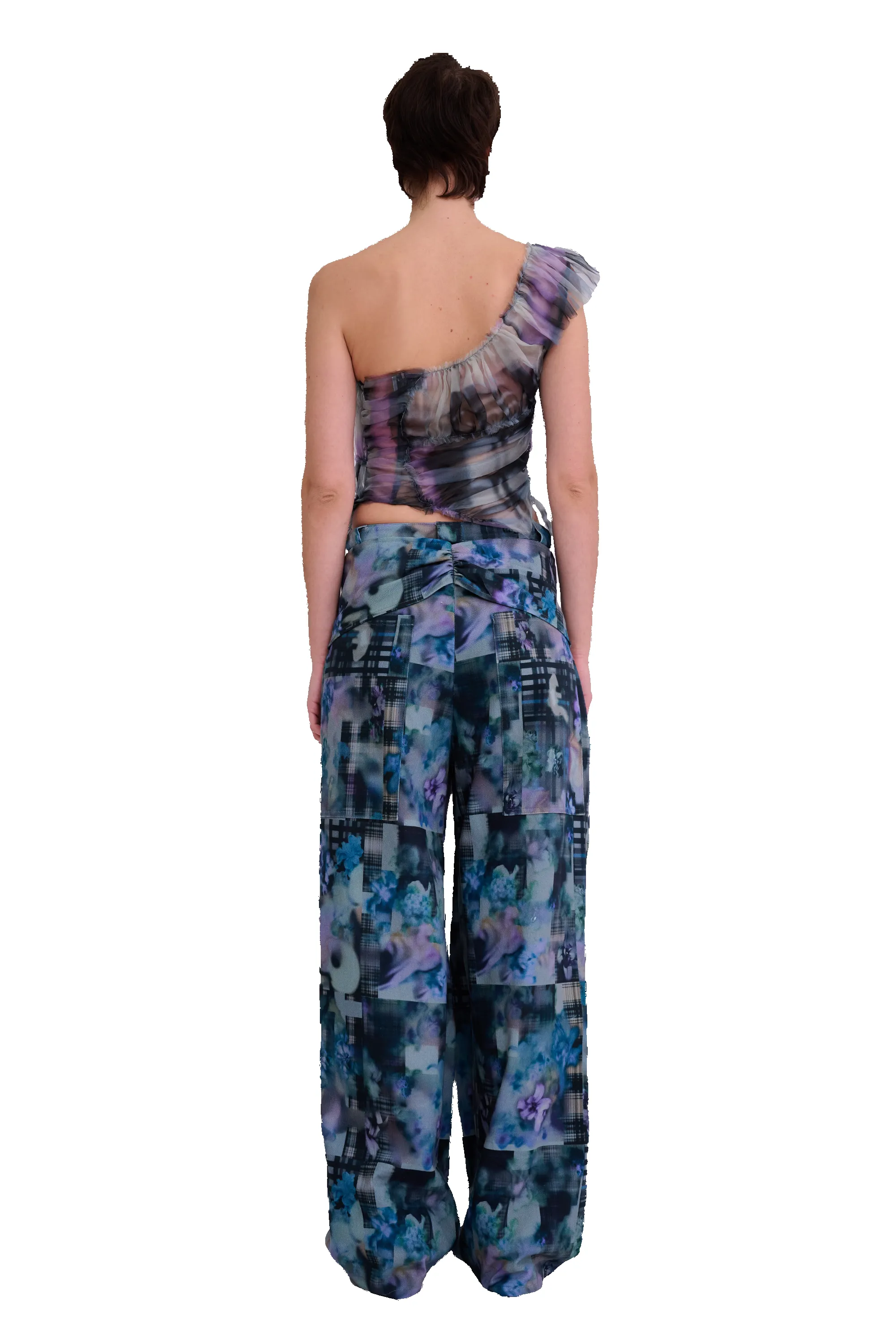 NAVY GARDEN BLUR BUNGEE PANT sold by Collina Strada product image thumbnail 5