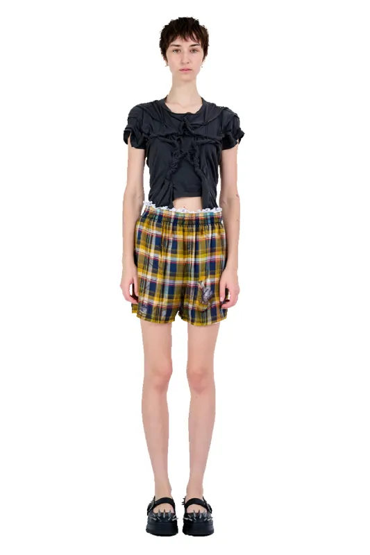 BANANA PLAID ODEON BOXER sold by Collina Strada