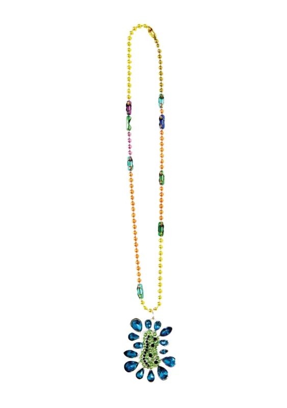 FASCIATION NECKLACE BLUE AND GREEN made by Collina Strada
