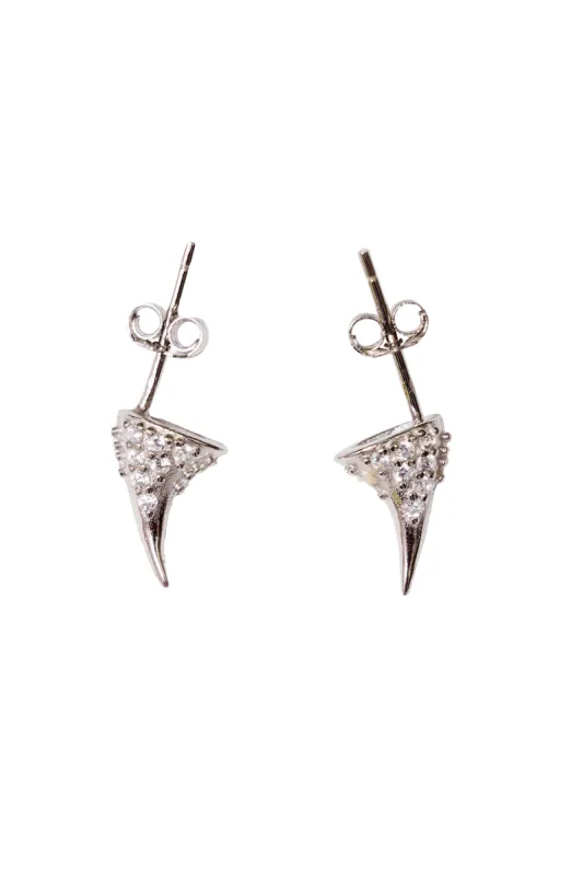 CRYSTAL CLEAR RHINESTONE HORN STUDS sold by Collina Strada