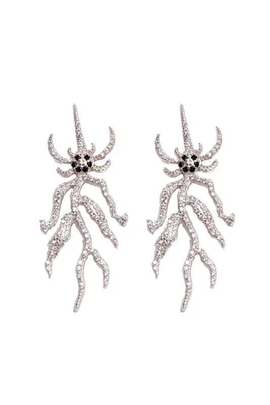 CRYSTAL SPIKE MONSTER EARRING sold by Collina Strada