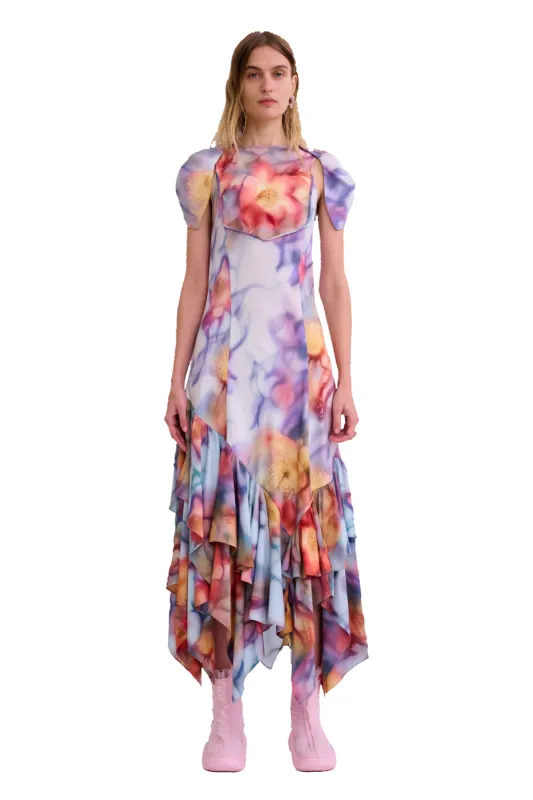 BARBED FLORAL HILLARY DRESS made by Collina Strada