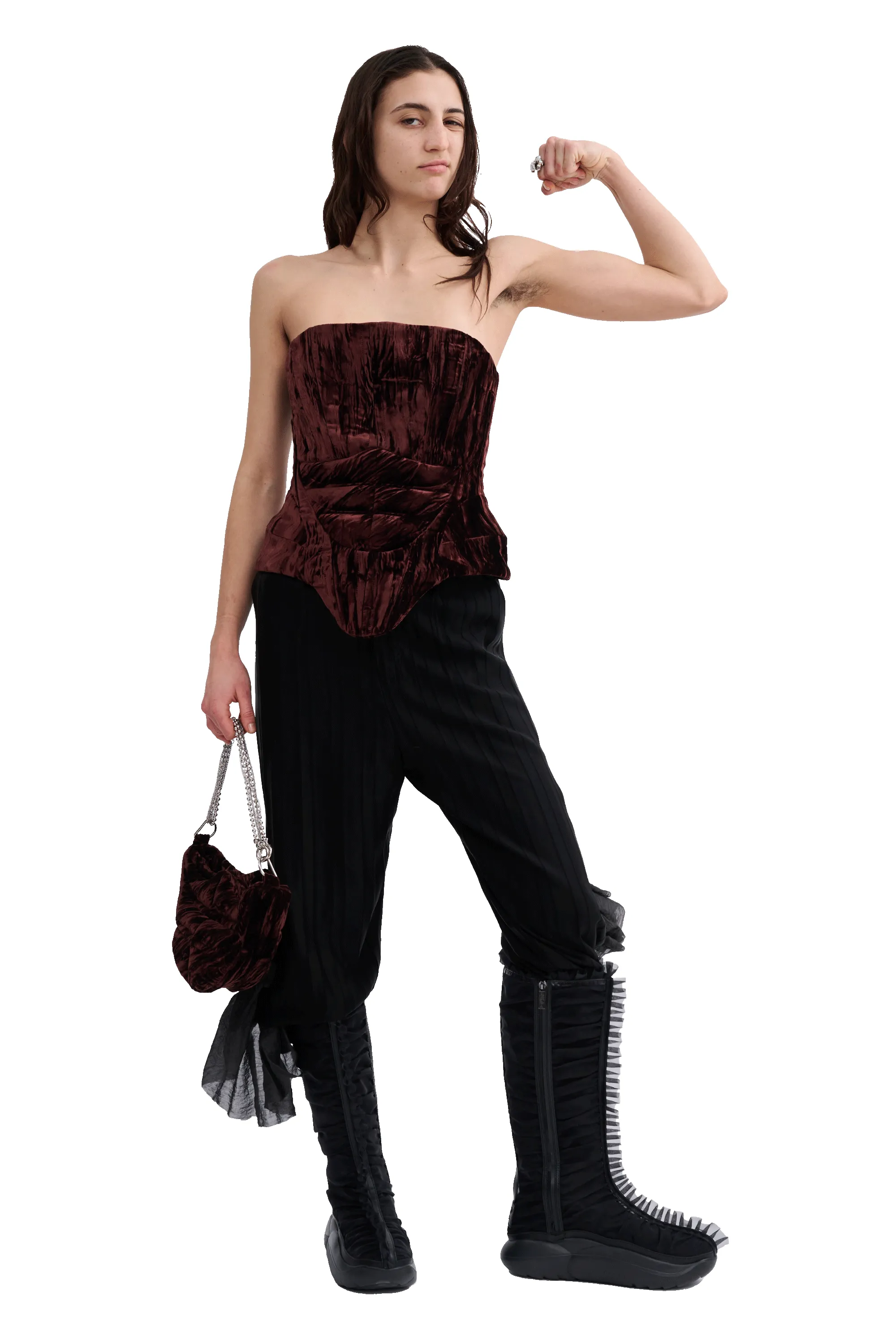 BROWN STRONG CORSET sold by Collina Strada product image thumbnail 2