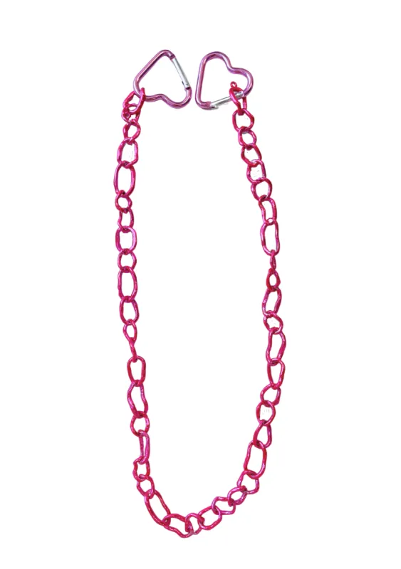 CRUSHED SWAG CHAIN HOT PINK sold by Collina Strada