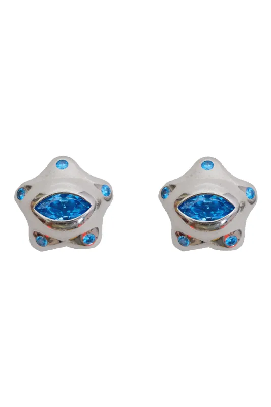SOFT BLUE STARLET EARRINGS sold by Collina Strada