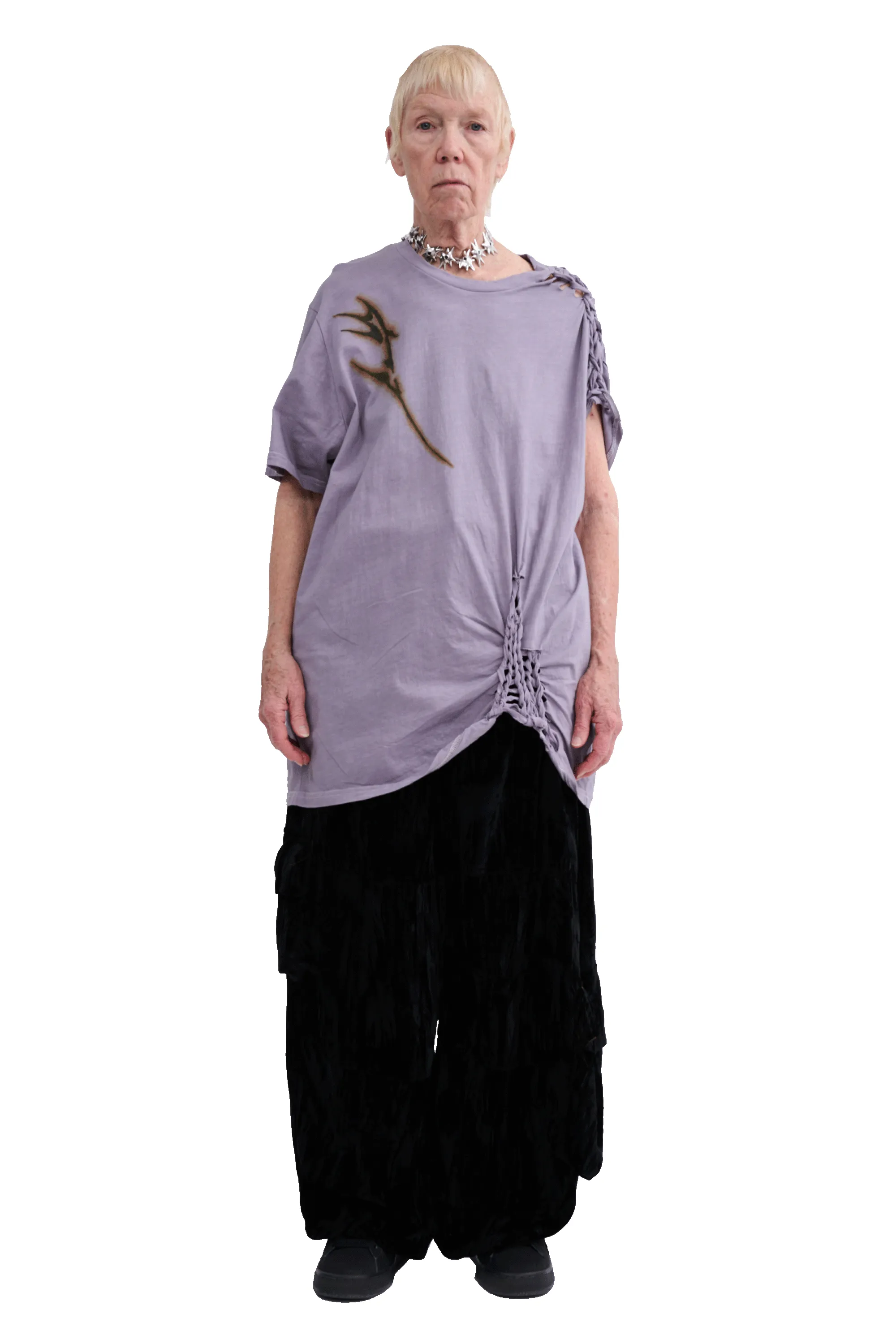 MAUVE TOSH TEE sold by Collina Strada