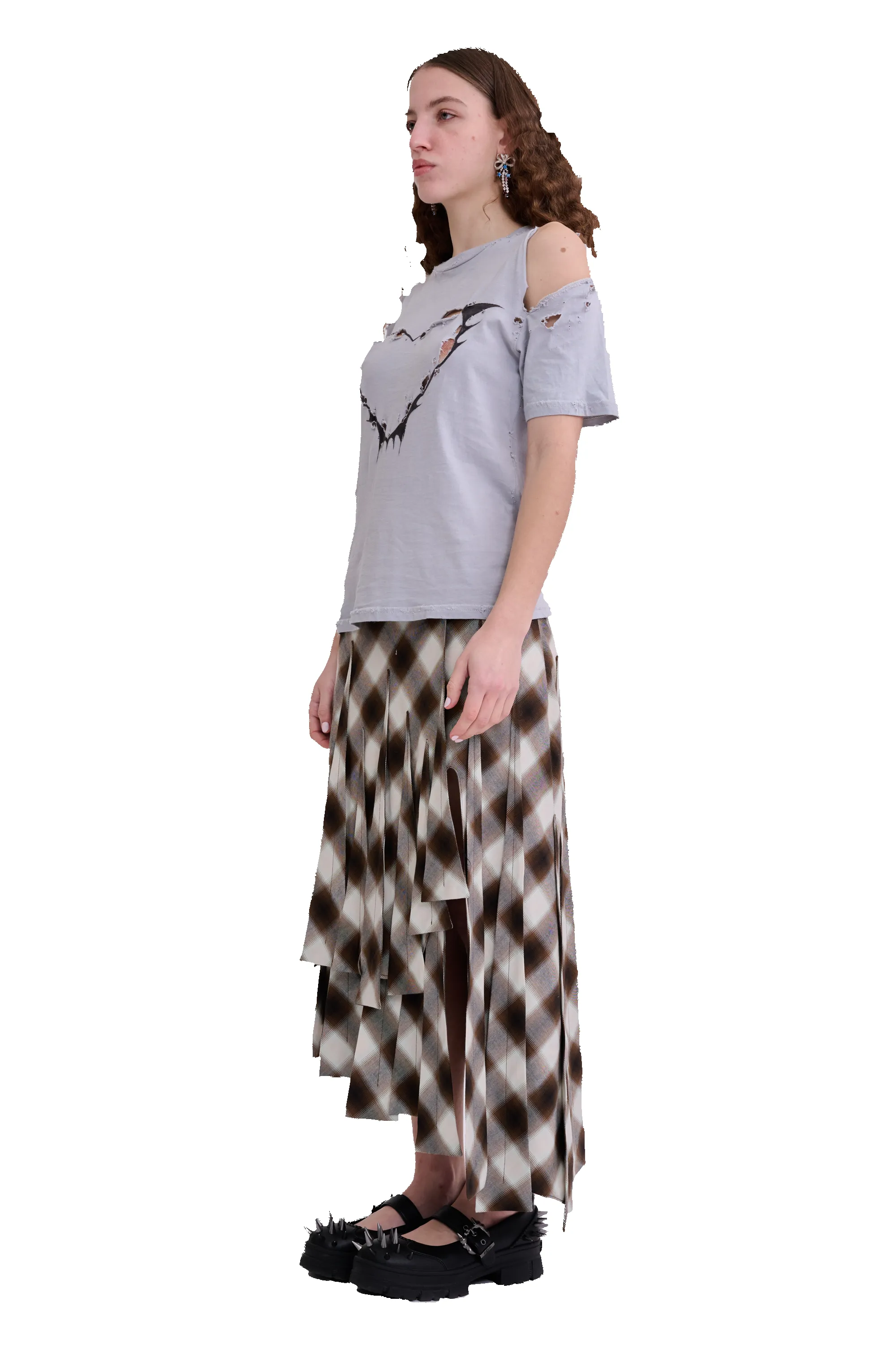 THUNDER BLUE REMNANT HEART TEE sold by Collina Strada product image thumbnail 3