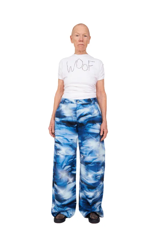 NAVY DOLPHIN STOMP PANT made by Collina Strada