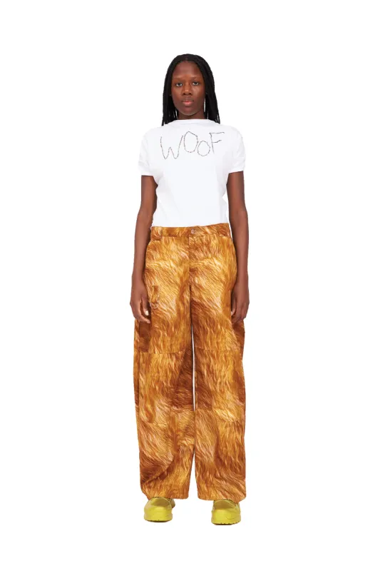 BROWN FUR STOMP PANT sold by Collina Strada