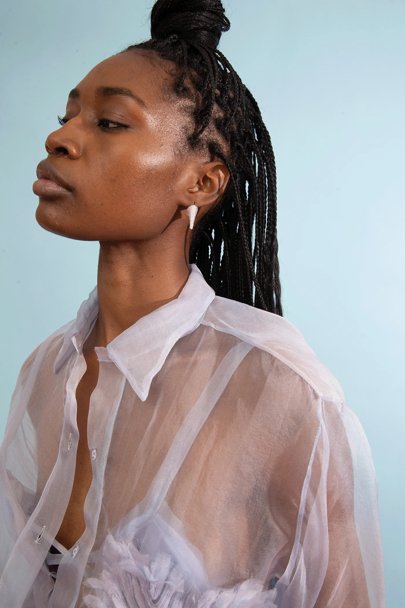 LIGHT ROSE SUPER THORN EARRING sold by Collina Strada product image thumbnail 2