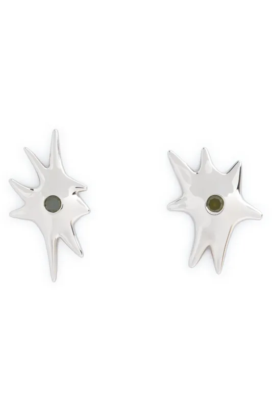 OLIVE MINI CELESTE EARRINGS sold by Collina Strada