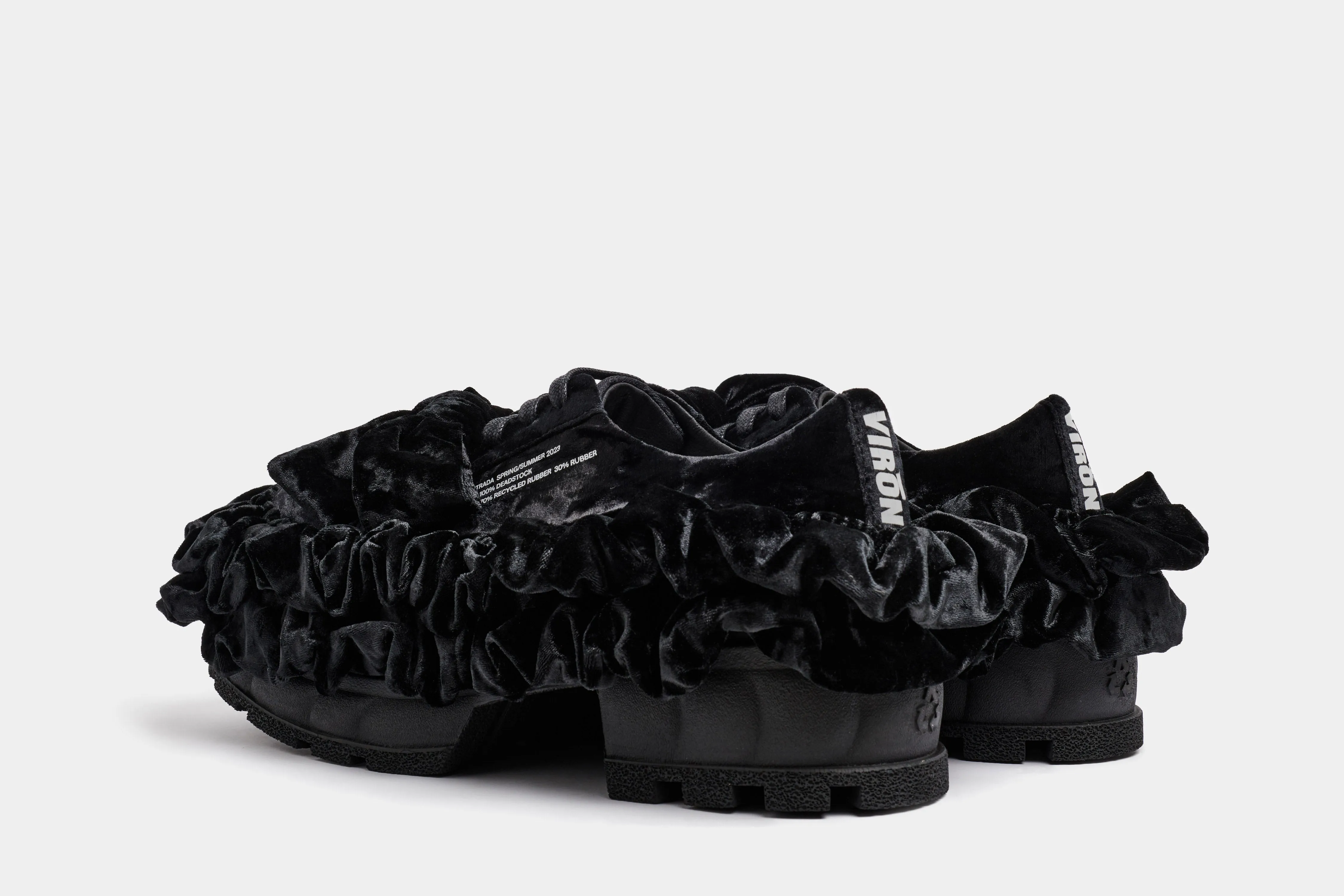 Virón MONARCH SHOE BLACK VELVET sold by Collina Strada product image thumbnail 3