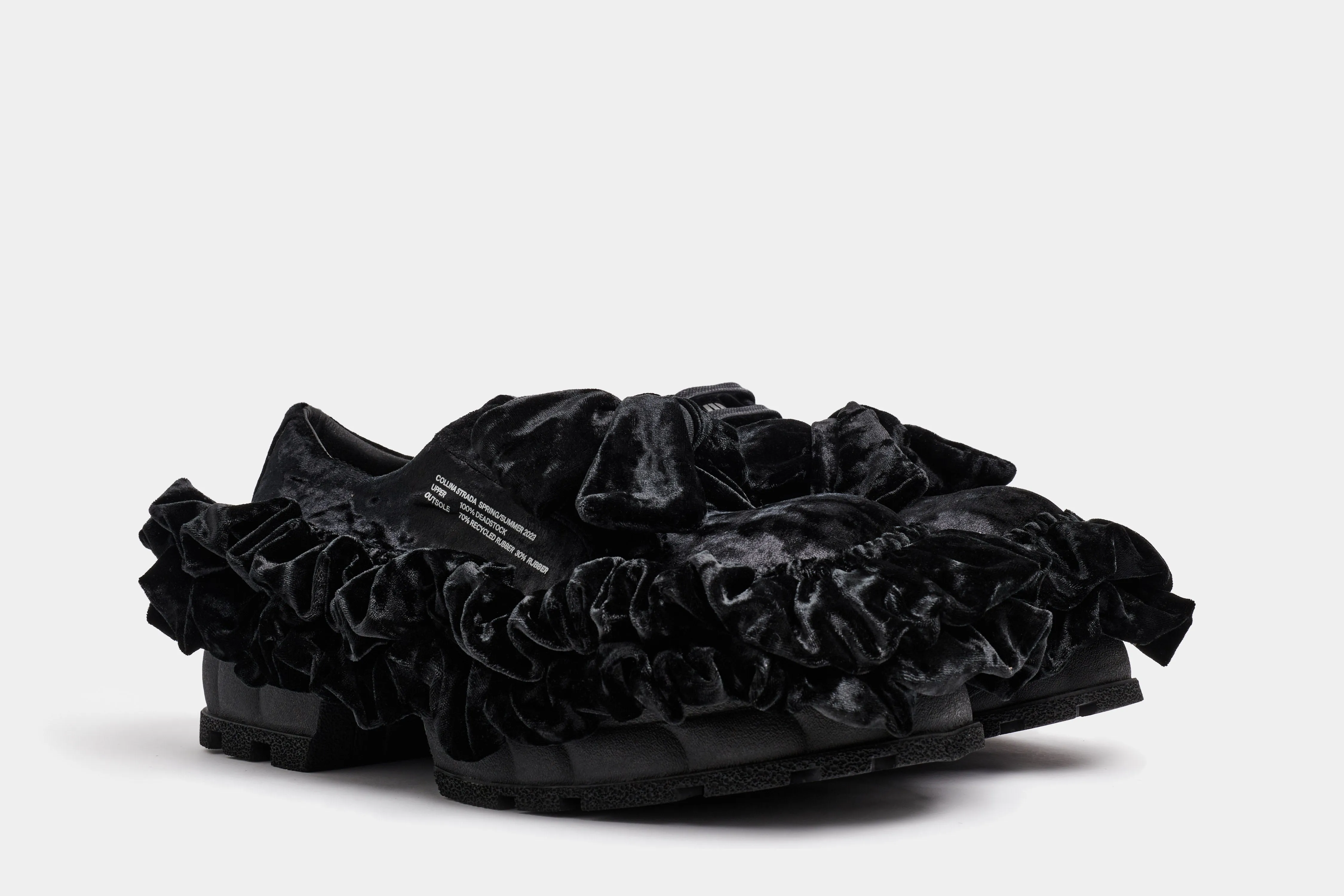 Virón MONARCH SHOE BLACK VELVET sold by Collina Strada product image thumbnail 2