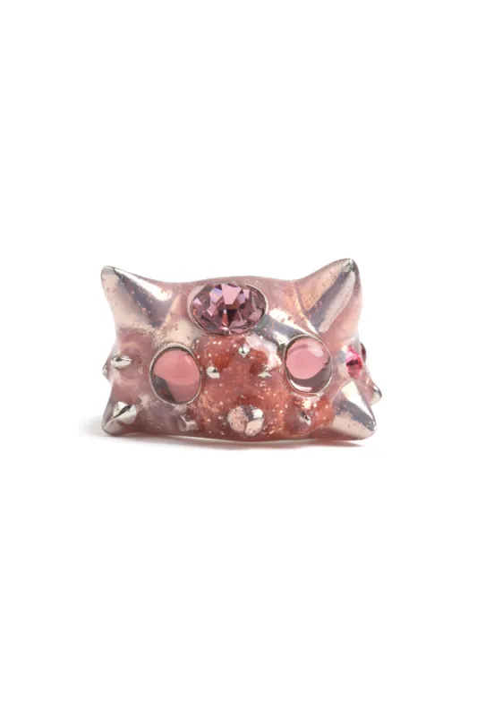METALLIC PINK ALIEN RING made by Collina Strada