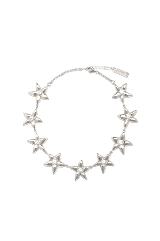 CRYSTAL CLEAR SUPER STARLINK NECKLACE sold by Collina Strada