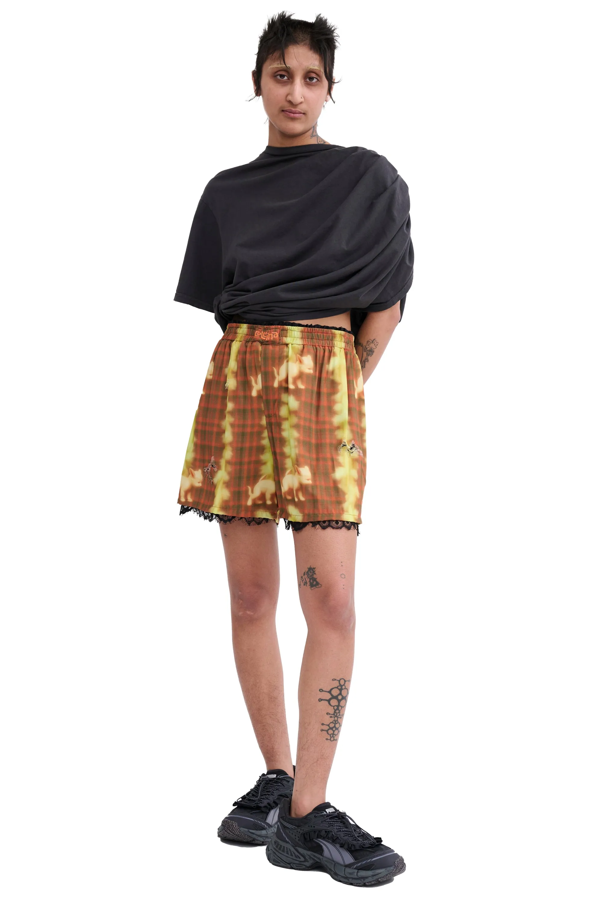 PUPPY PLAID ODEON BOXER sold by Collina Strada product image thumbnail 2