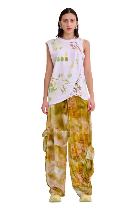 LIME STARBURST TOSH TANK  sold by Collina Strada