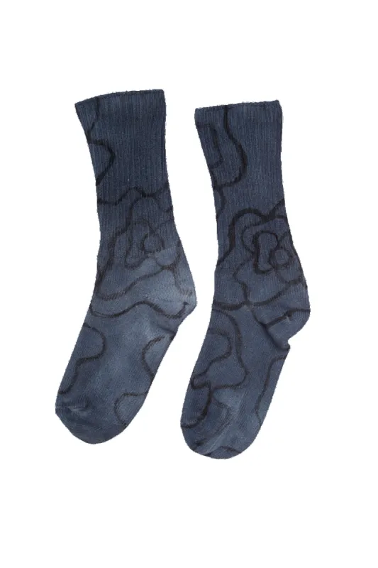 BLACK ROSES SOCKS sold by Collina Strada