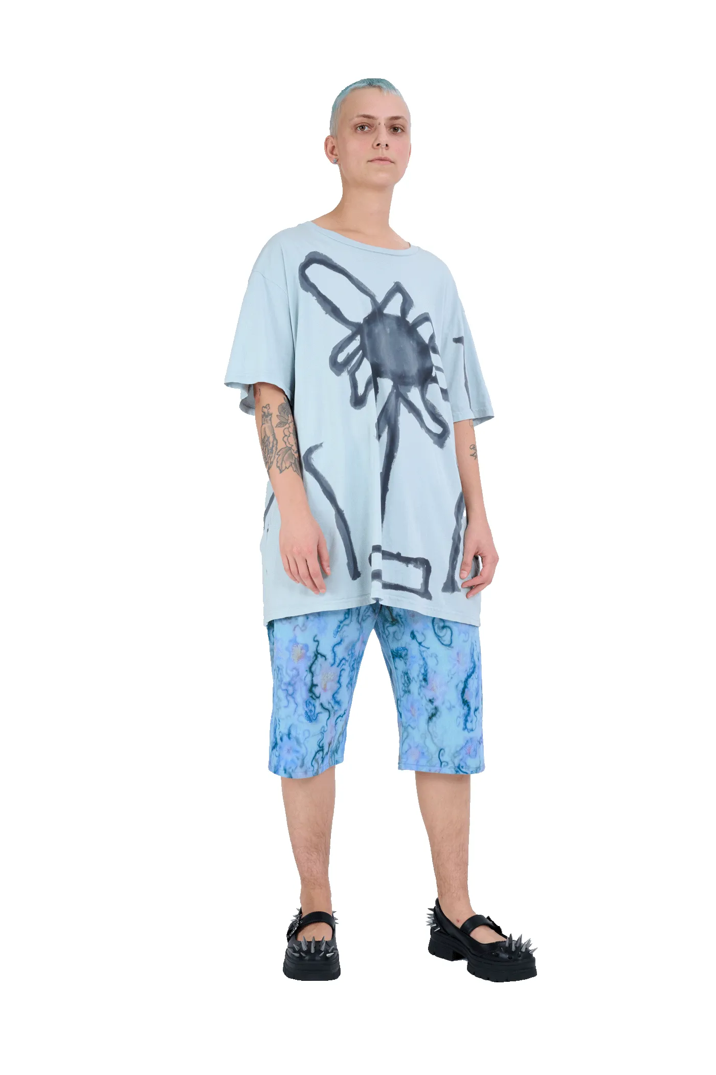 STORM PAINTED TEE sold by Collina Strada product image thumbnail 2