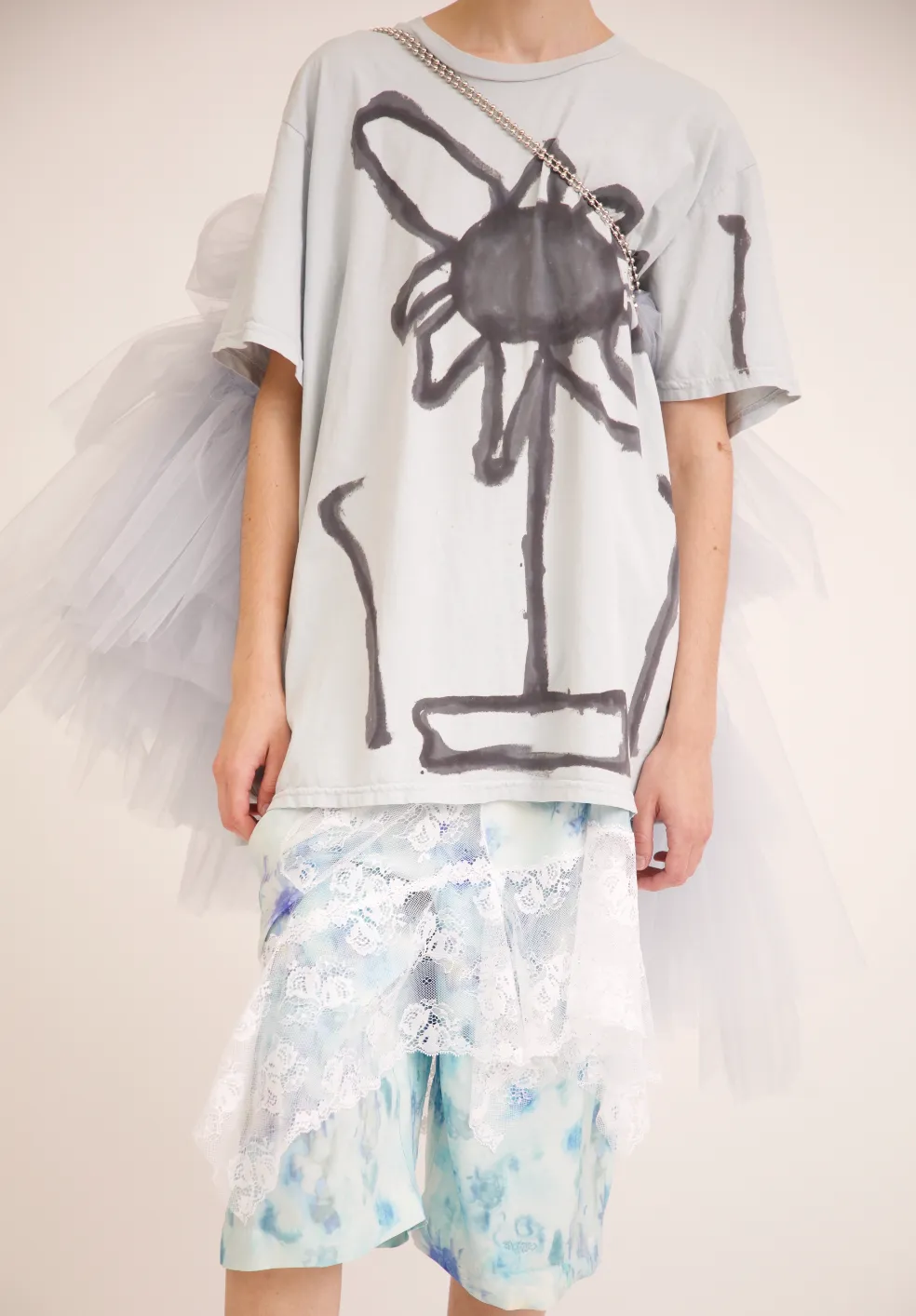 STORM PAINTED TEE sold by Collina Strada product image thumbnail 3