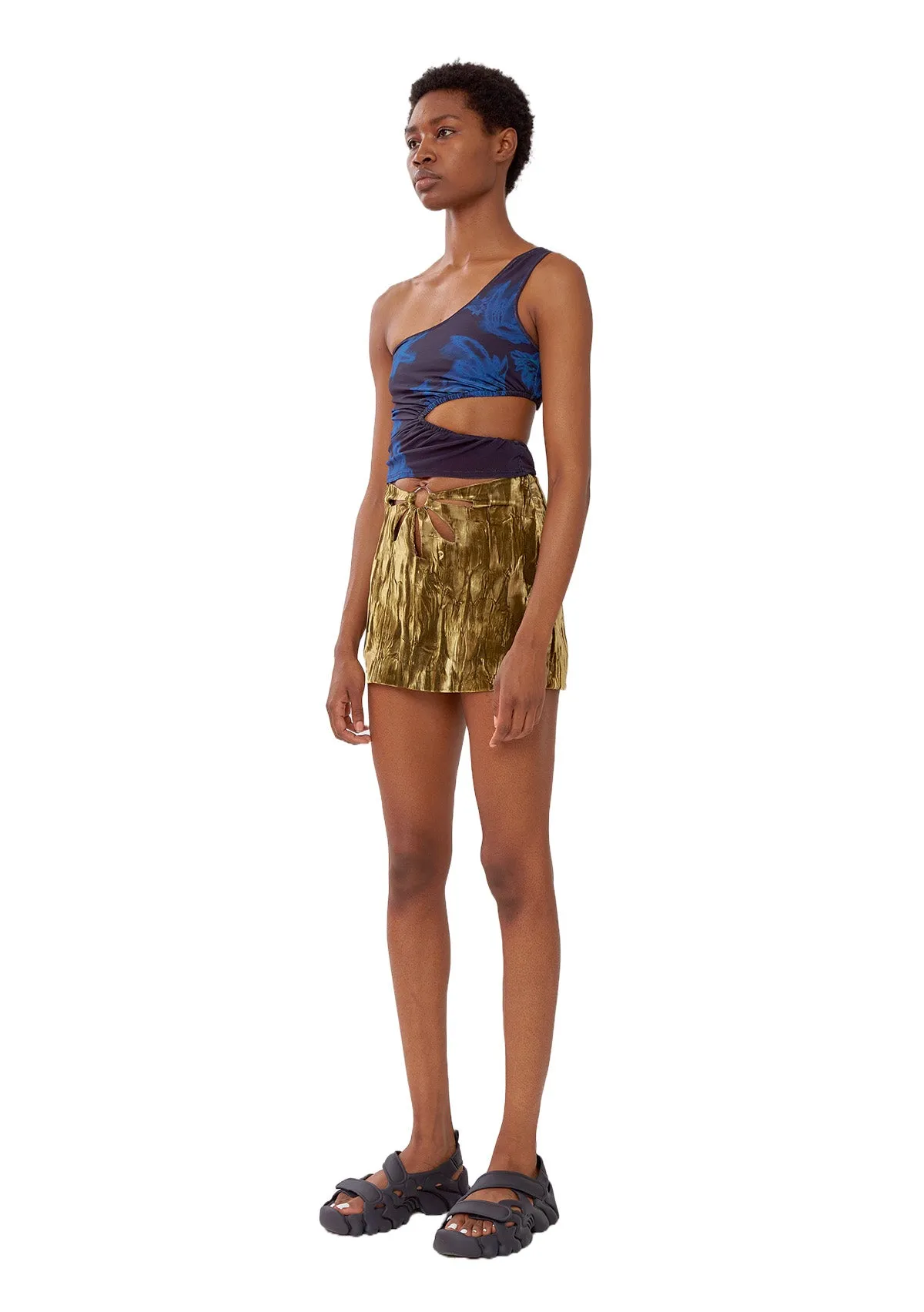 FLOWER MINI SKIRT MOSS sold by Collina Strada product image thumbnail 5