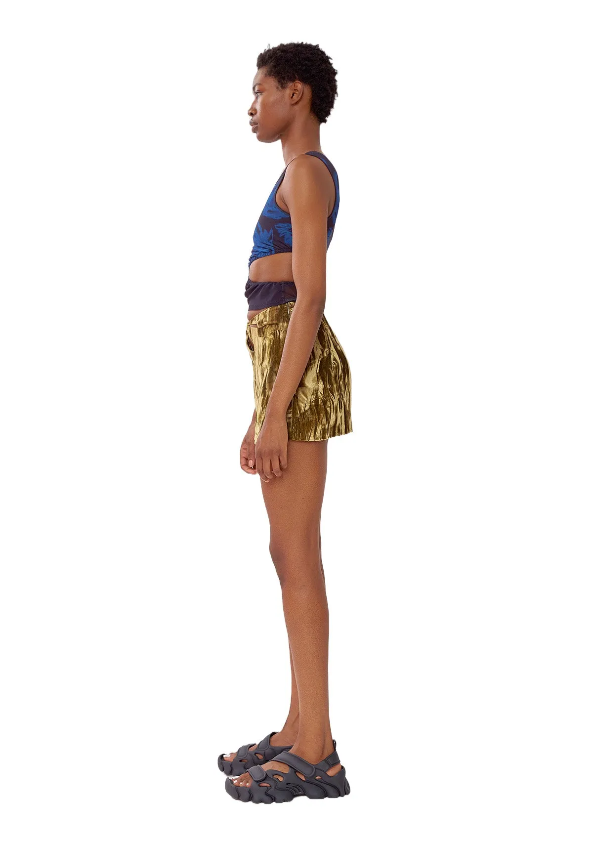 FLOWER MINI SKIRT MOSS sold by Collina Strada product image thumbnail 4