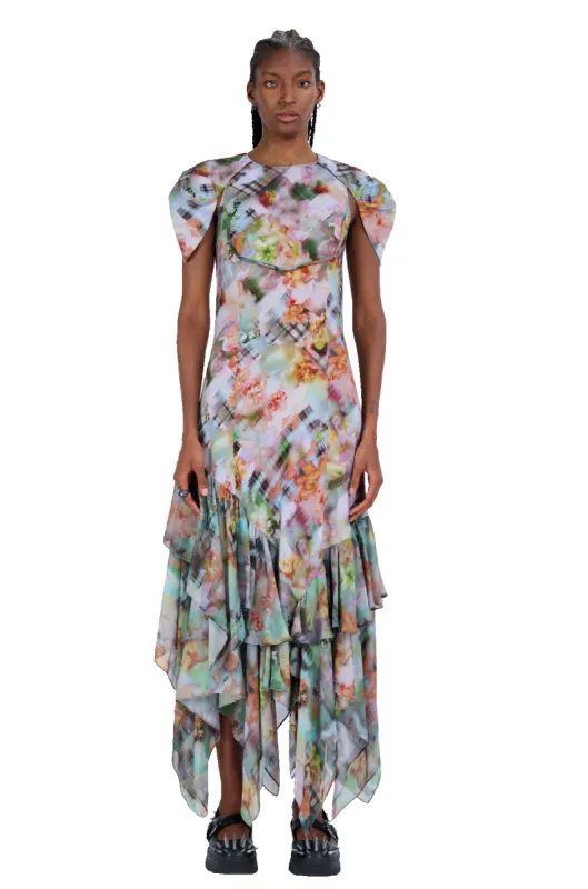 GARDEN BLUR HILLARY DRESS sold by Collina Strada