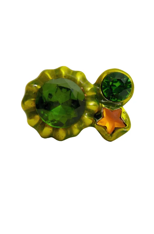 LIME CANDY GEM RING sold by Collina Strada