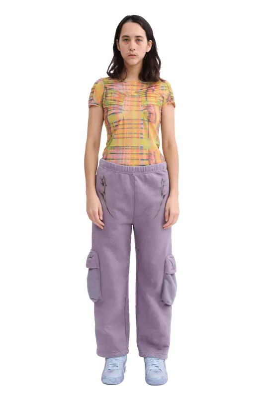 MAUVE CARGO SWEATPANT sold by Collina Strada