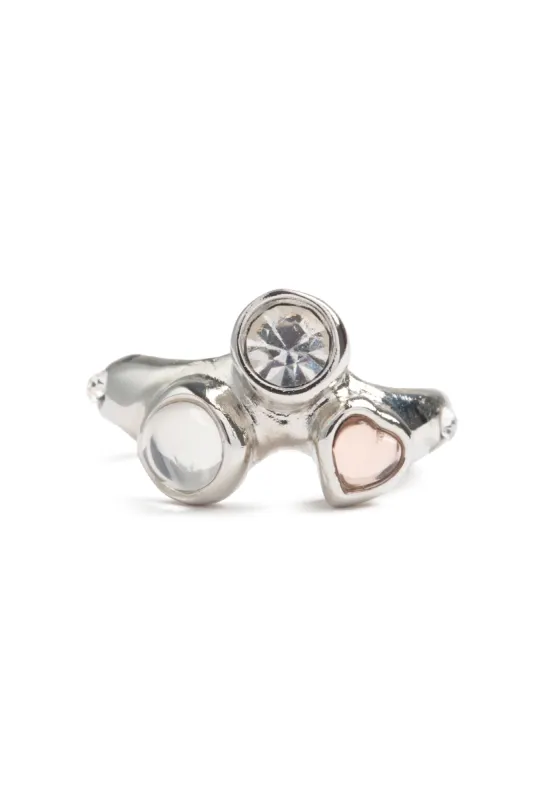 SILVER CLEAR FLORENCE RING sold by Collina Strada