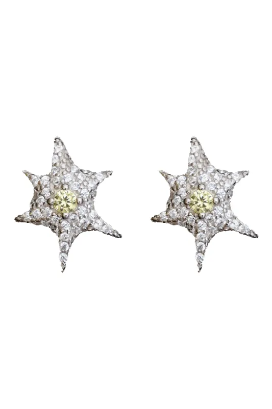 CANARY STARBURST STUDS sold by Collina Strada