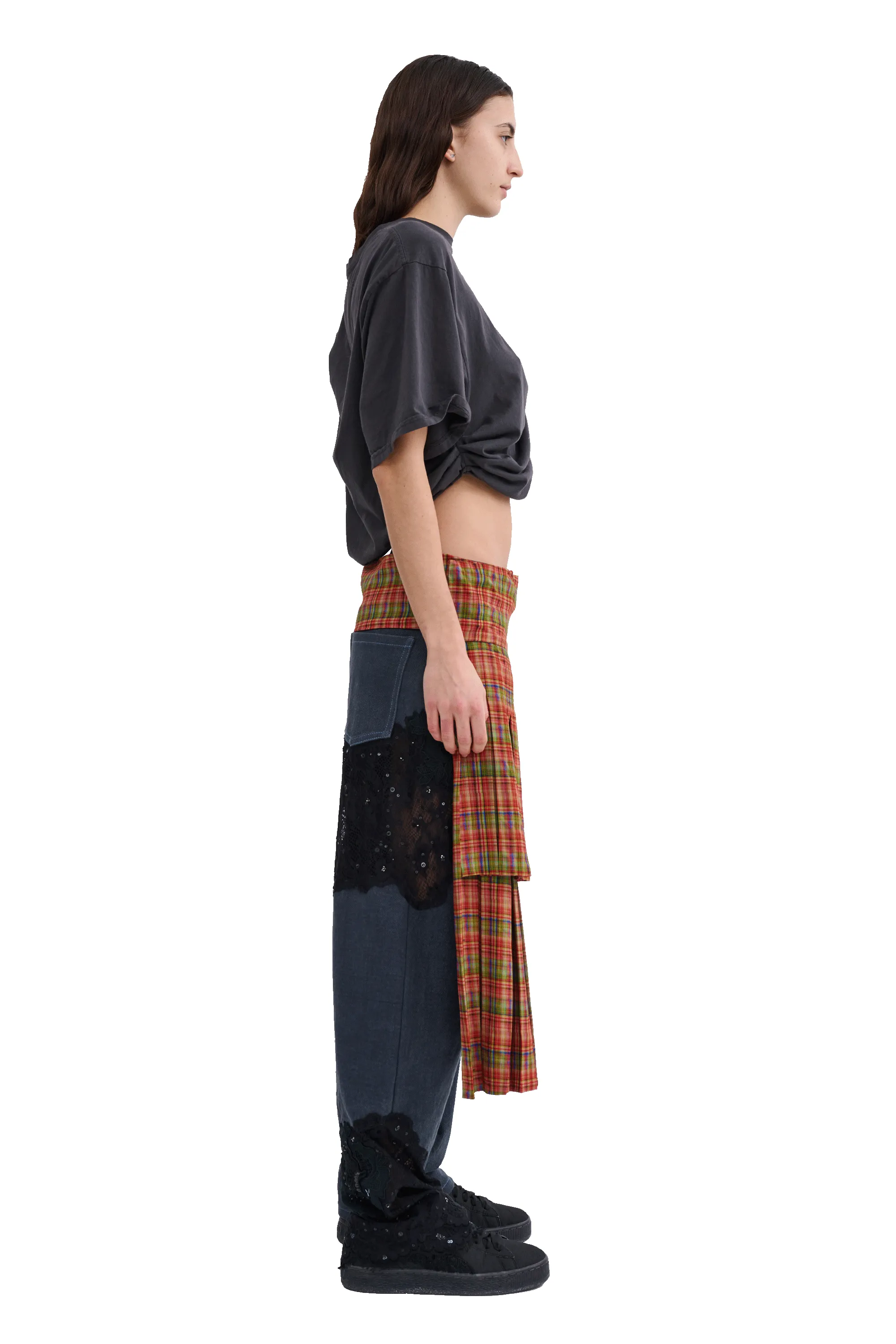 RED PLAID EVA BELT sold by Collina Strada product image thumbnail 3