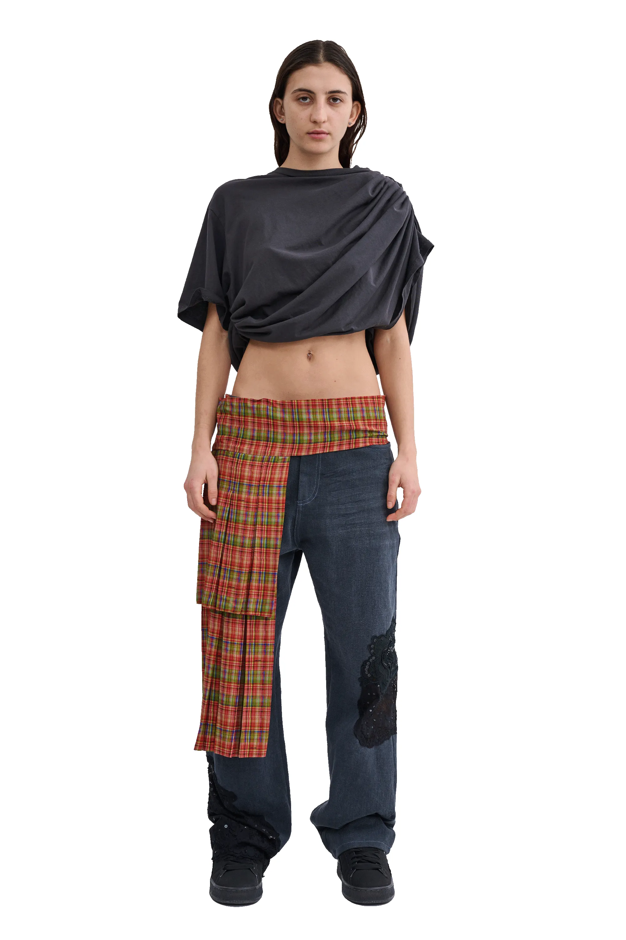 RED PLAID EVA BELT sold by Collina Strada