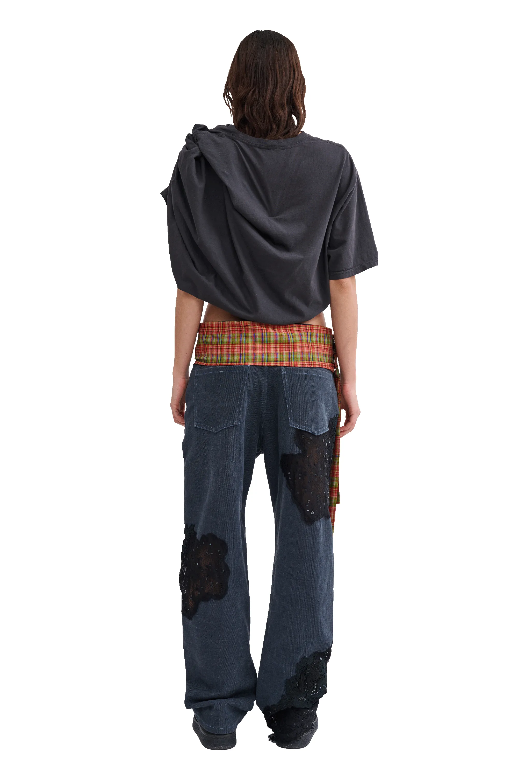 RED PLAID EVA BELT sold by Collina Strada product image thumbnail 4