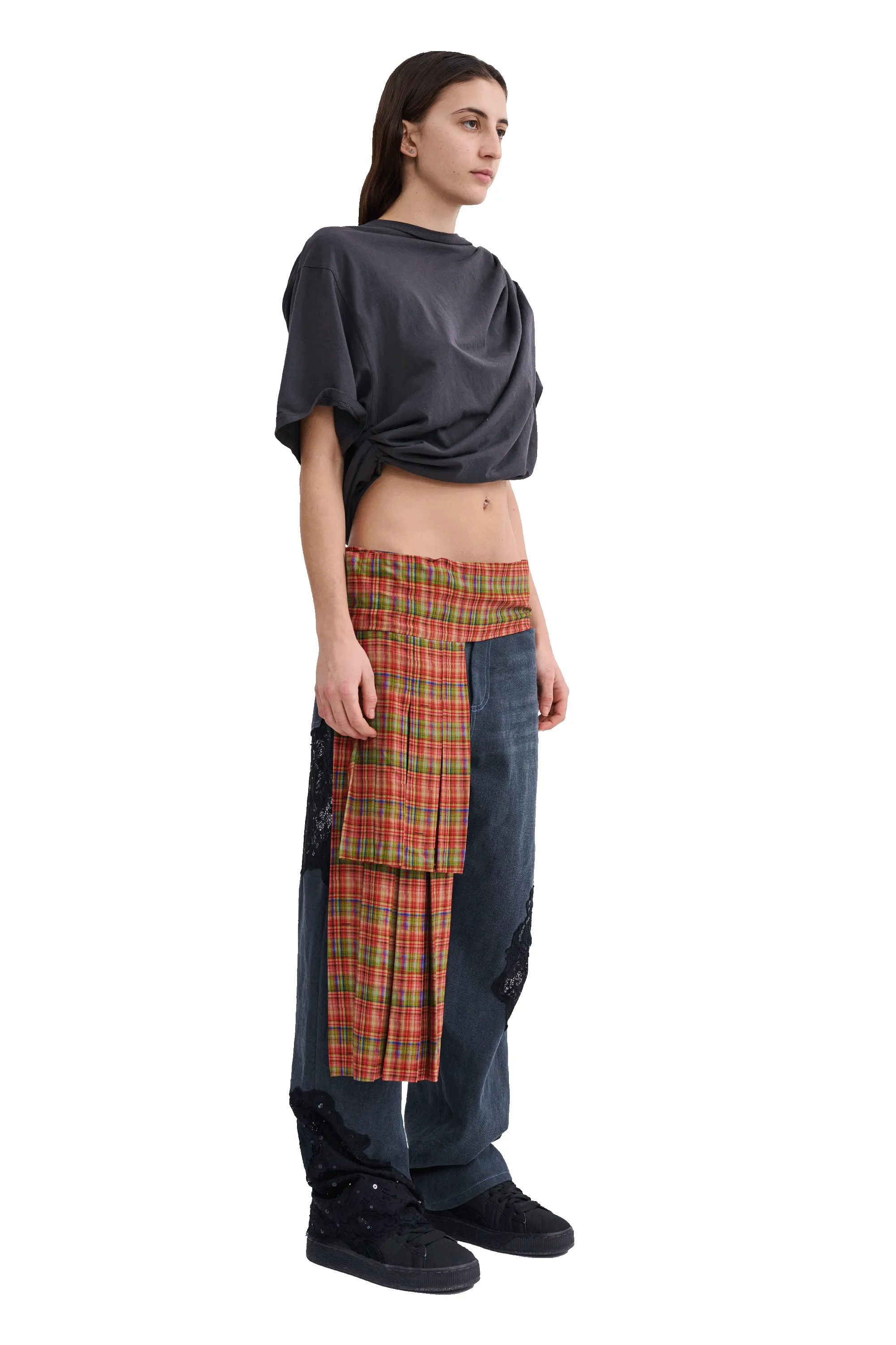 RED PLAID EVA BELT sold by Collina Strada product image thumbnail 2