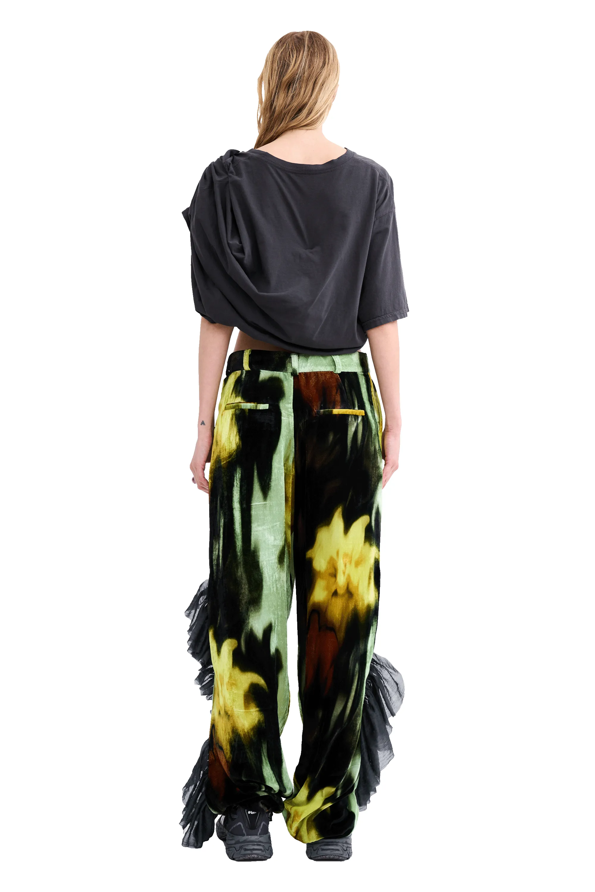 MELTING BLOOM DANTE RUFFLE TROUSER sold by Collina Strada product image thumbnail 5