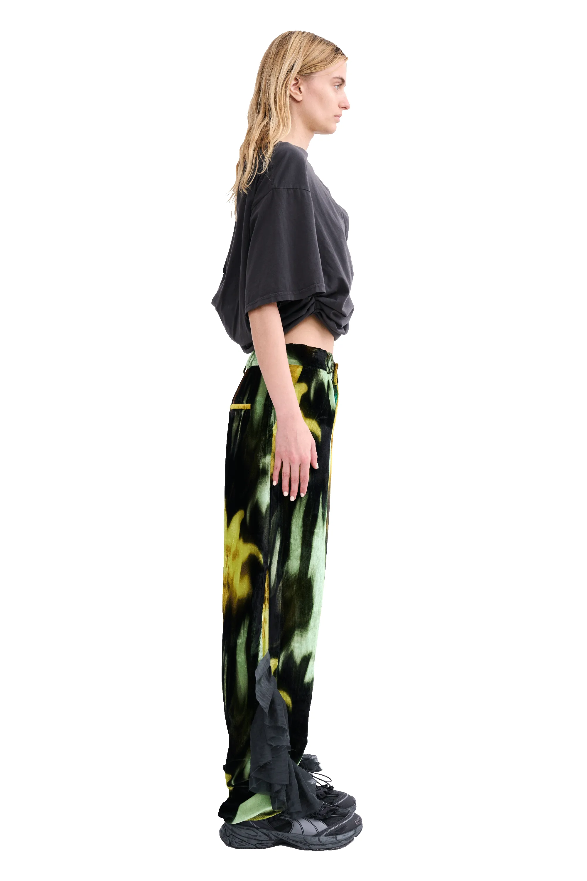 MELTING BLOOM DANTE RUFFLE TROUSER sold by Collina Strada product image thumbnail 4