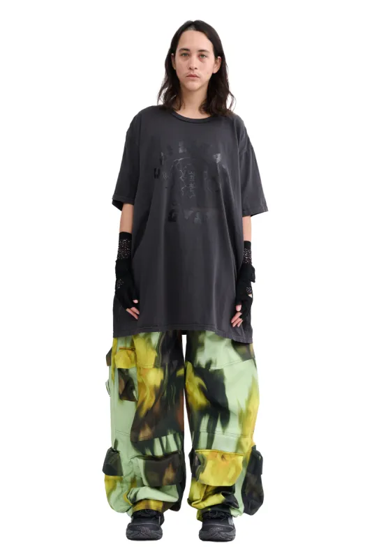 CS GYM WORN BLACK GRAPHIC TEE sold by Collina Strada