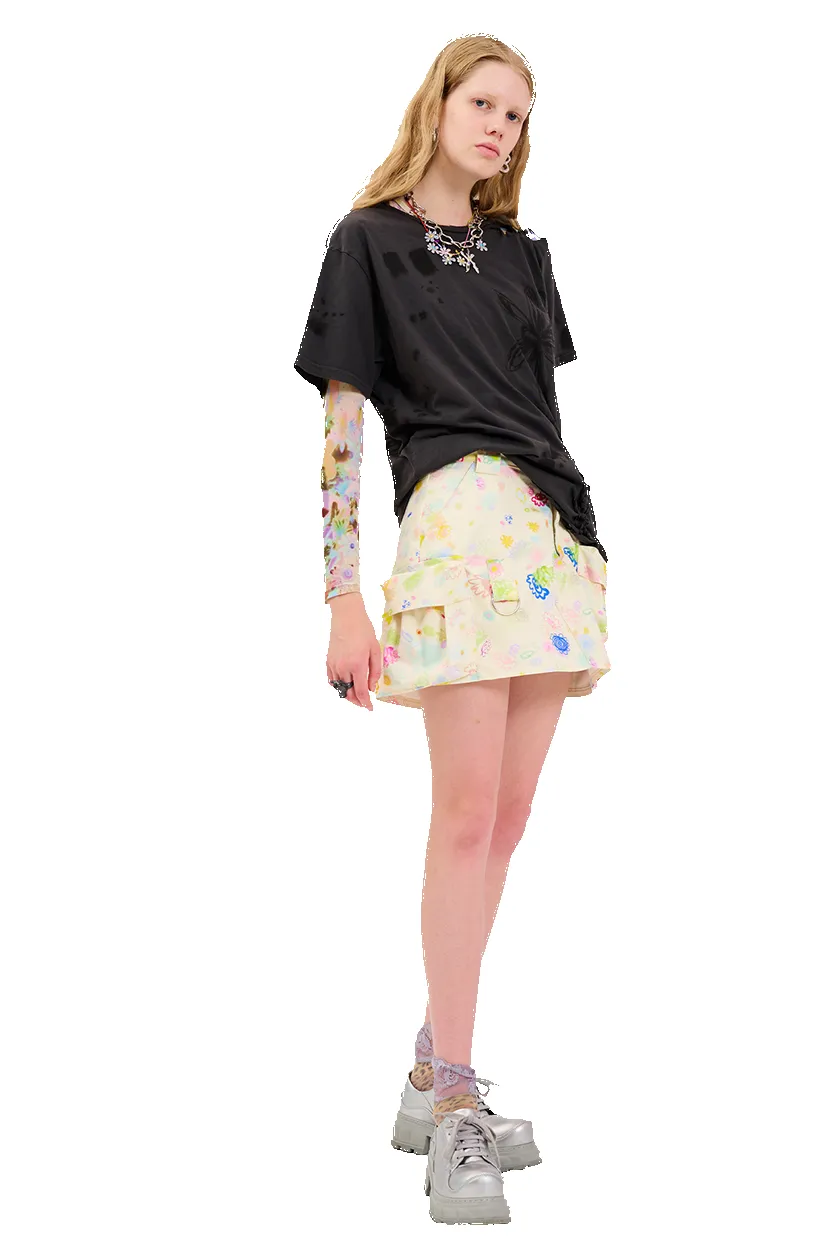 FLOWER BURST BLACK NASH TEE sold by Collina Strada product image thumbnail 2