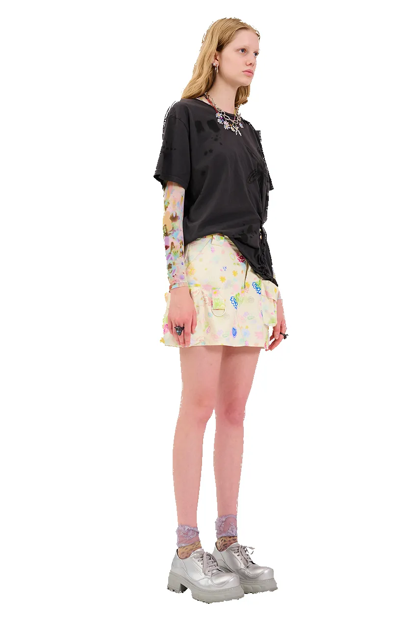 FLOWER BURST BLACK NASH TEE sold by Collina Strada product image thumbnail 3