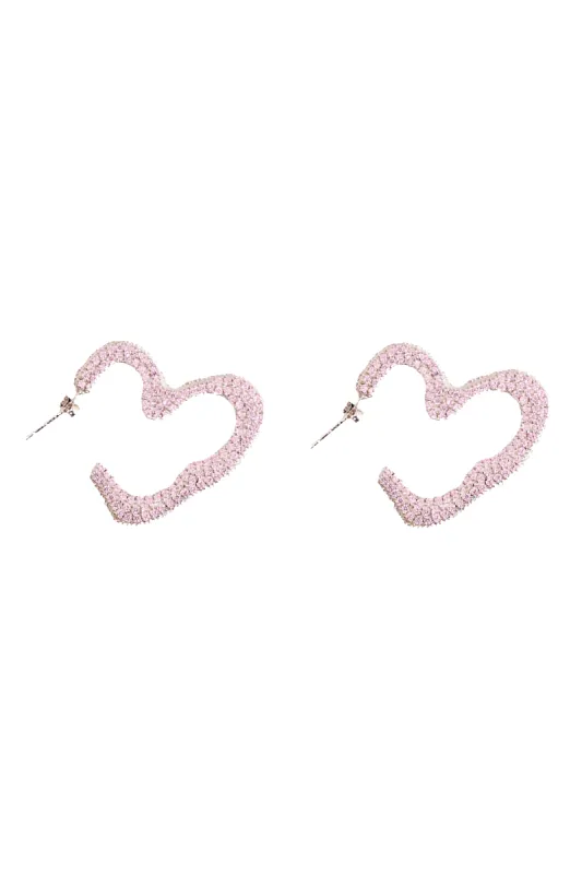ROSE SUPER HEART HOOP sold by Collina Strada