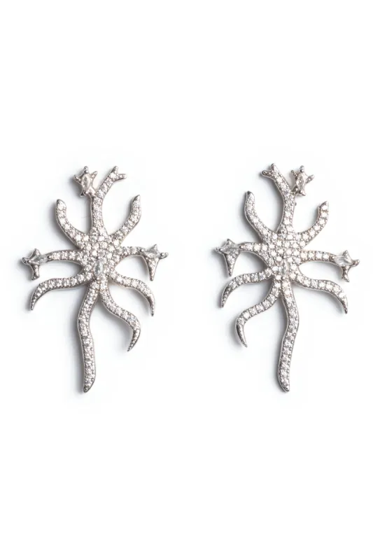 CRYSTAL CLEAR ETOILE EARRING sold by Collina Strada