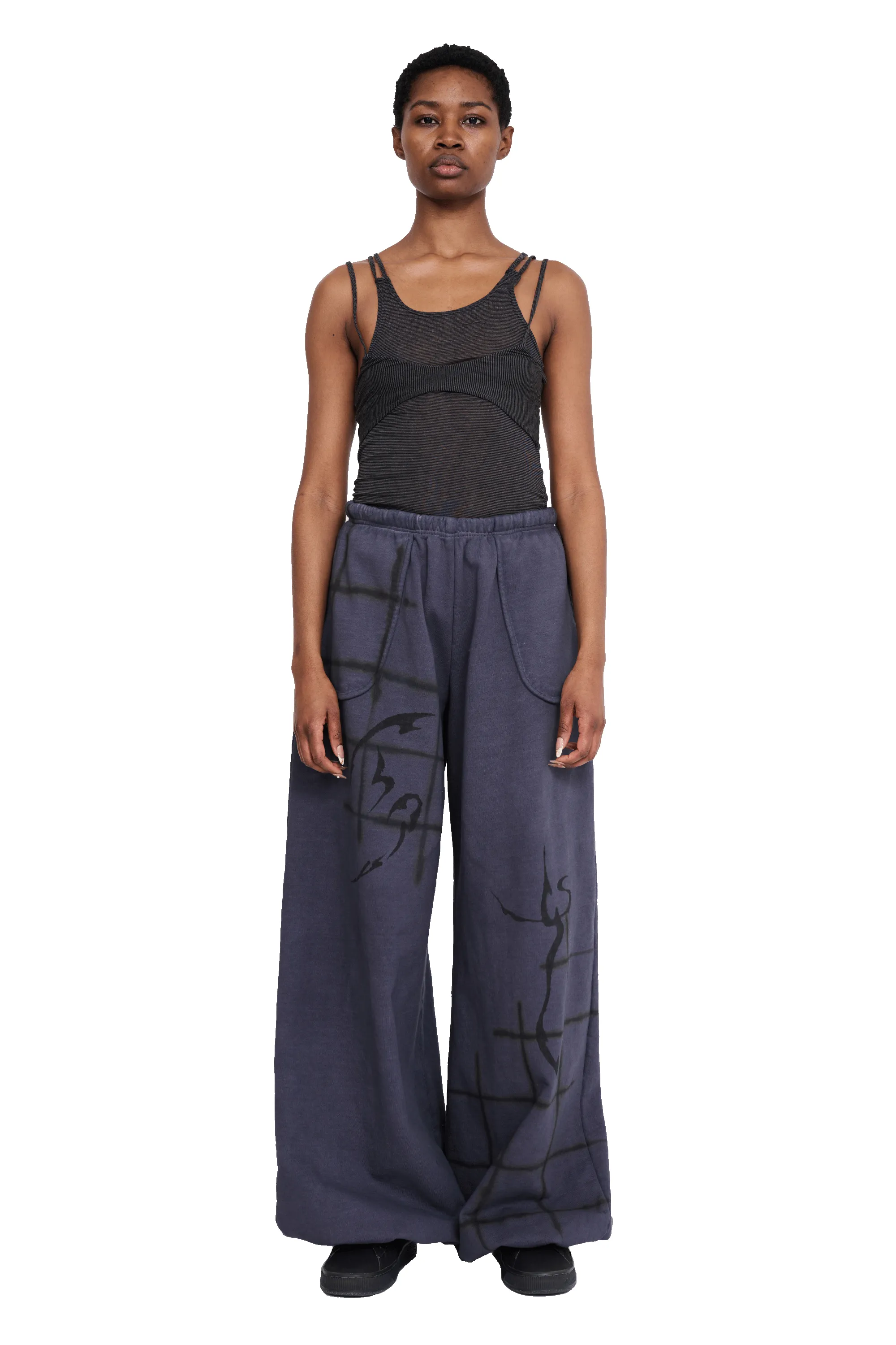 CHARCOAL BALLOON SWEATPANT sold by Collina Strada