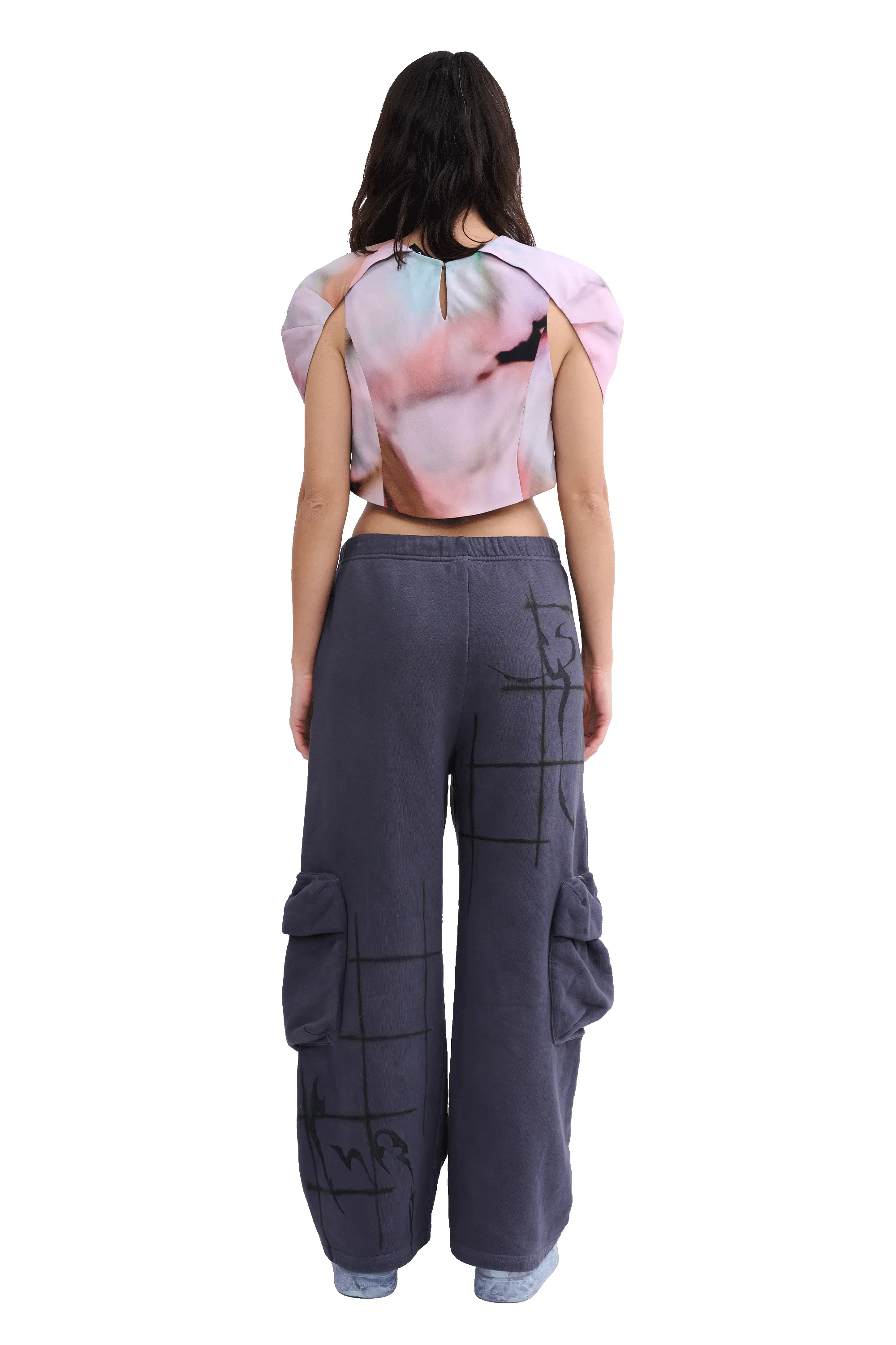 CHARCOAL CARGO SWEATPANT sold by Collina Strada product image thumbnail 5