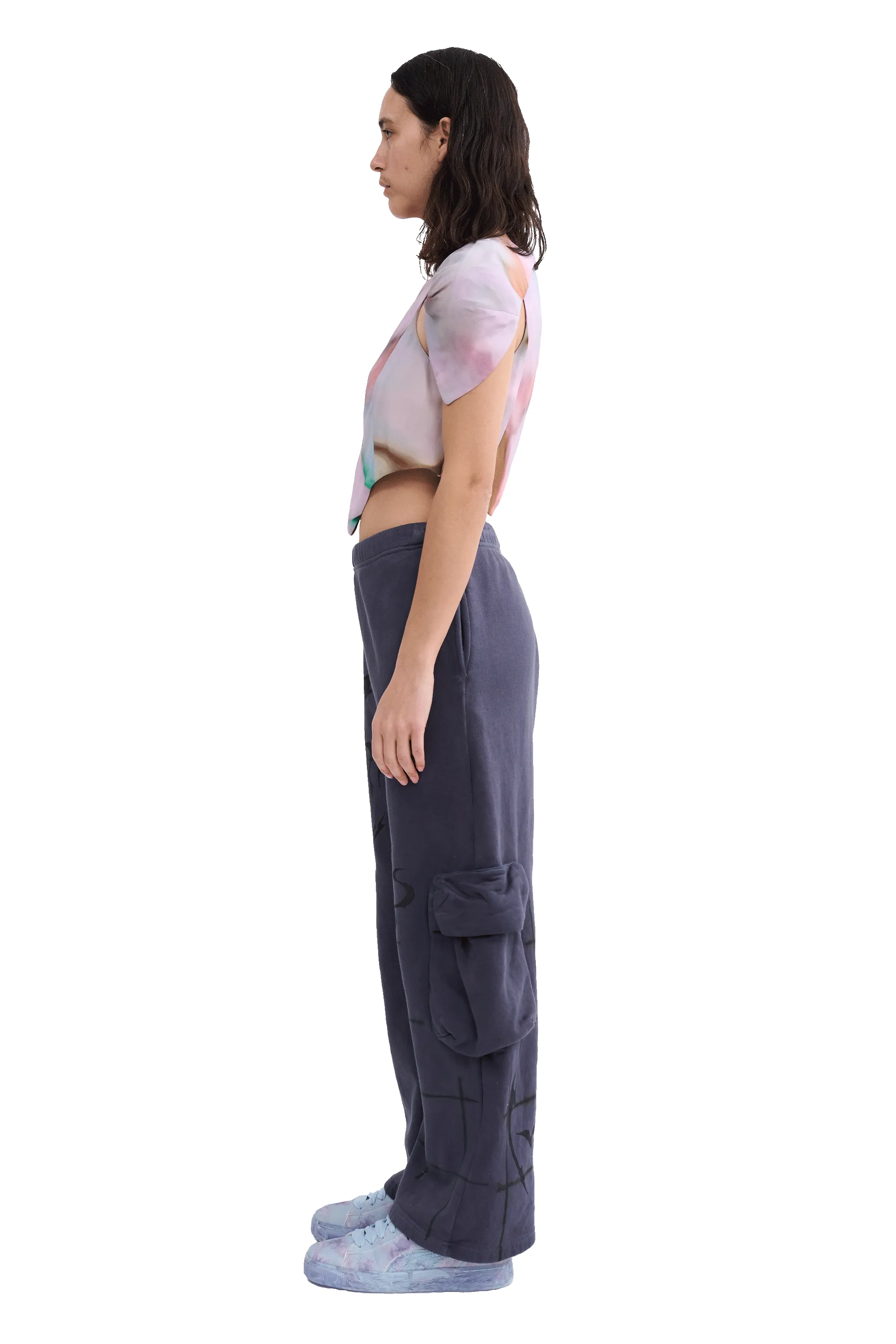 CHARCOAL CARGO SWEATPANT sold by Collina Strada product image thumbnail 4