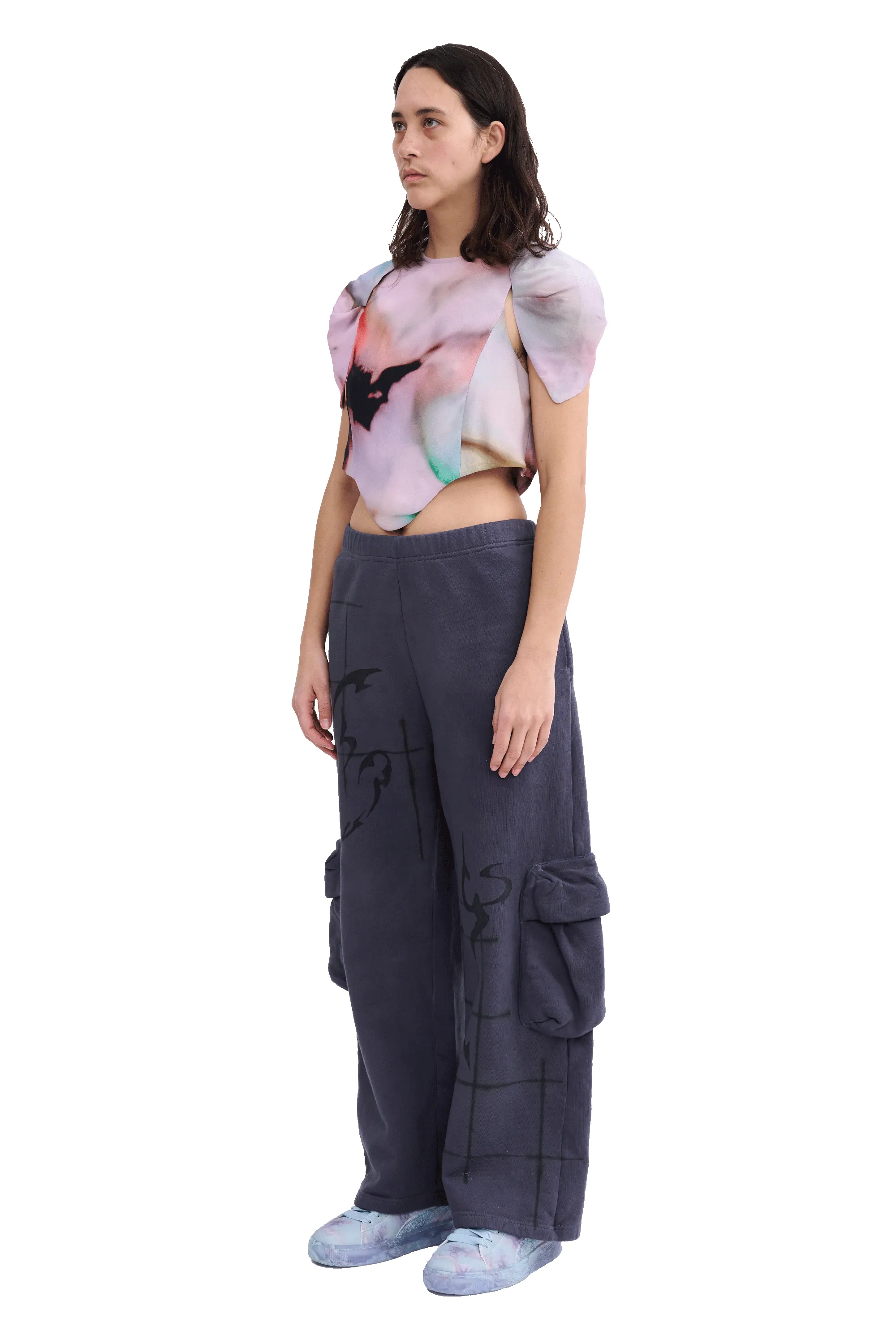 CHARCOAL CARGO SWEATPANT sold by Collina Strada product image thumbnail 3