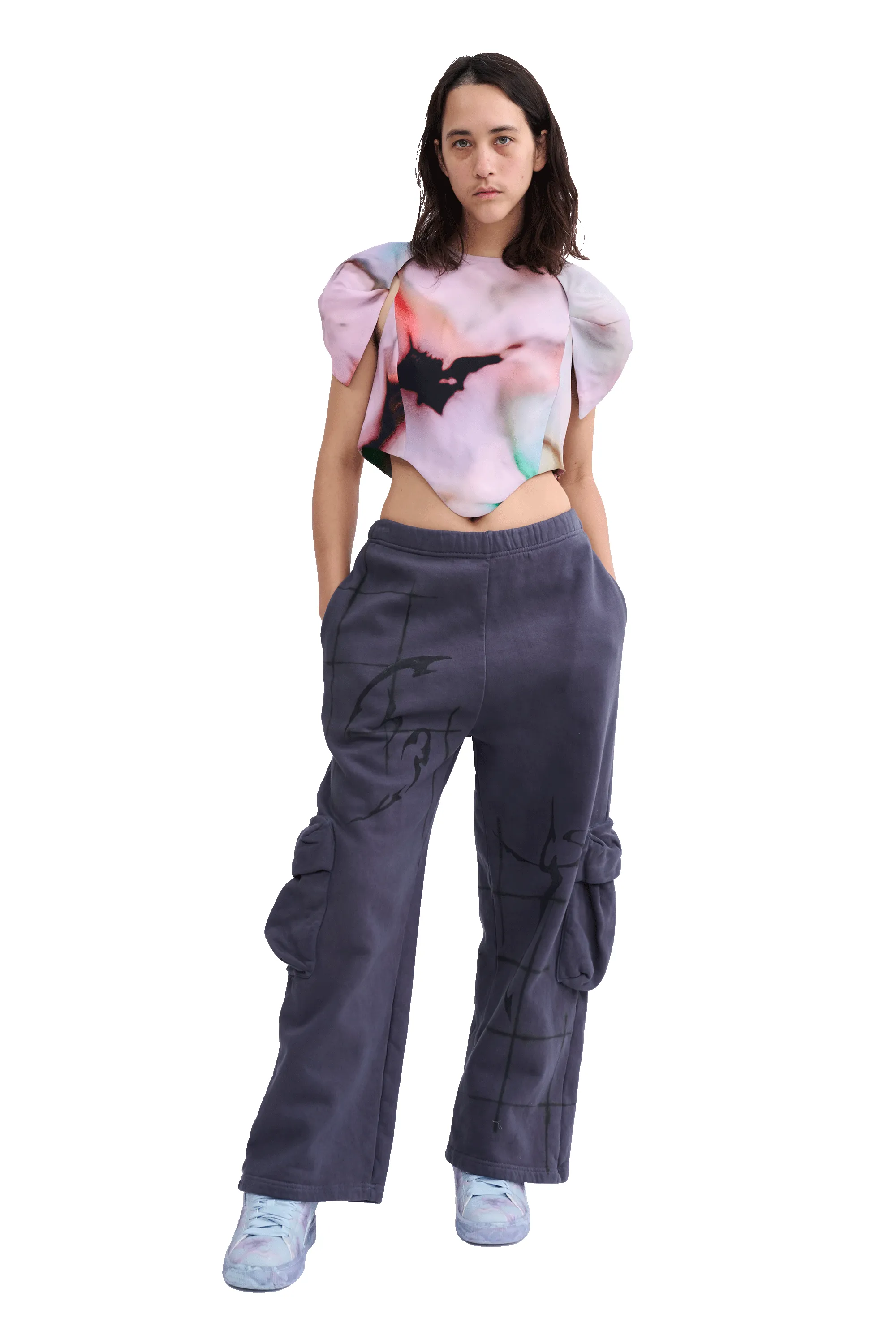 CHARCOAL CARGO SWEATPANT sold by Collina Strada product image thumbnail 2