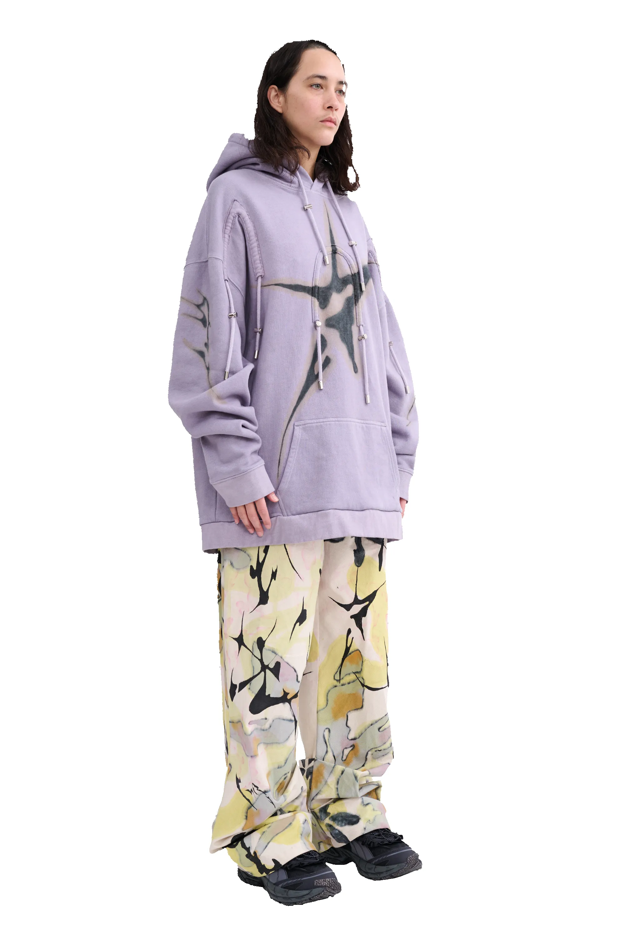 MAUVE ARC HOODIE sold by Collina Strada product image thumbnail 5